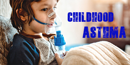 child suffers from asthma